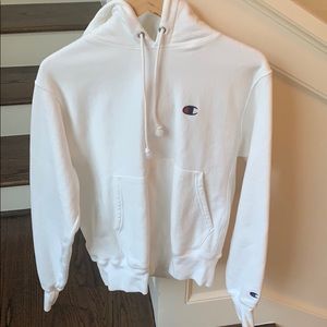 White Champion Hoodie